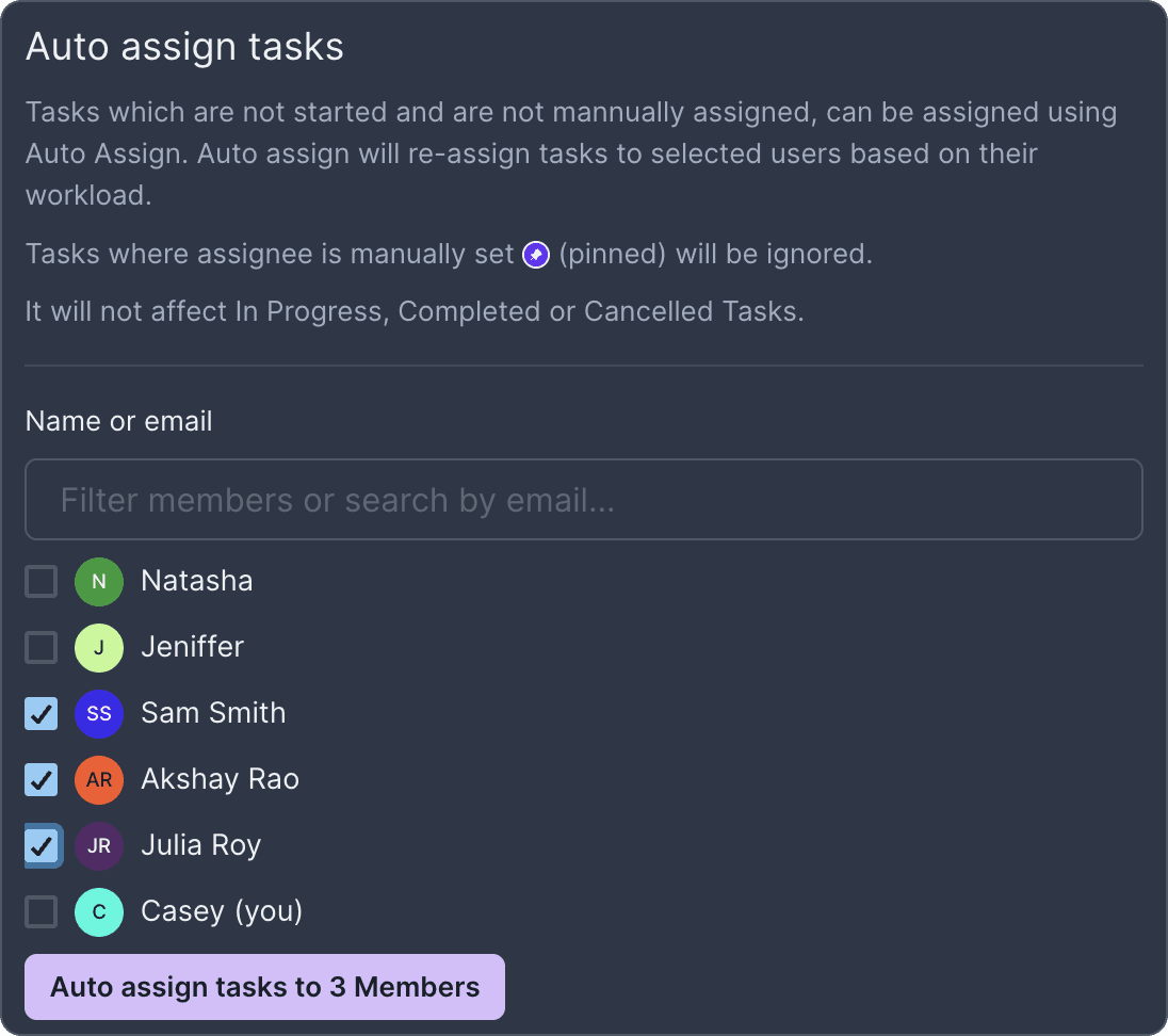 New task